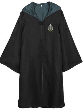 Harry Potter Slytherin Robe Costume for Adults  One Size Fits S-L